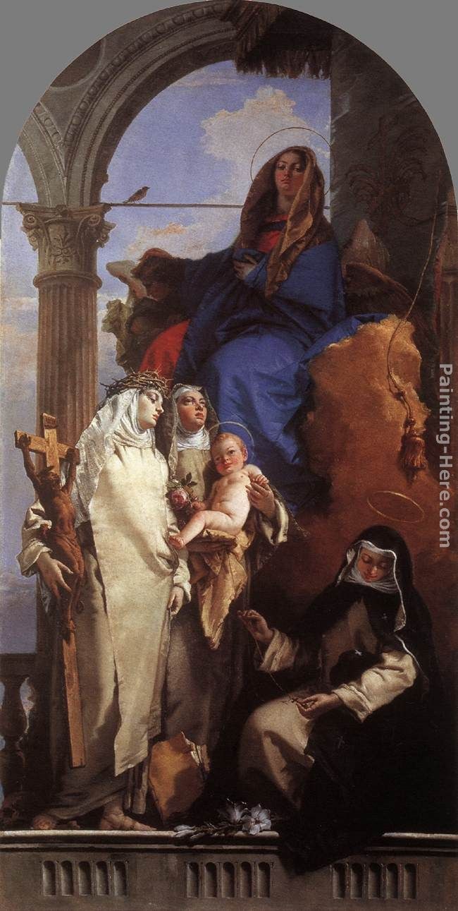 Giovanni Battista Tiepolo The Virgin Appearing to Dominican Saints